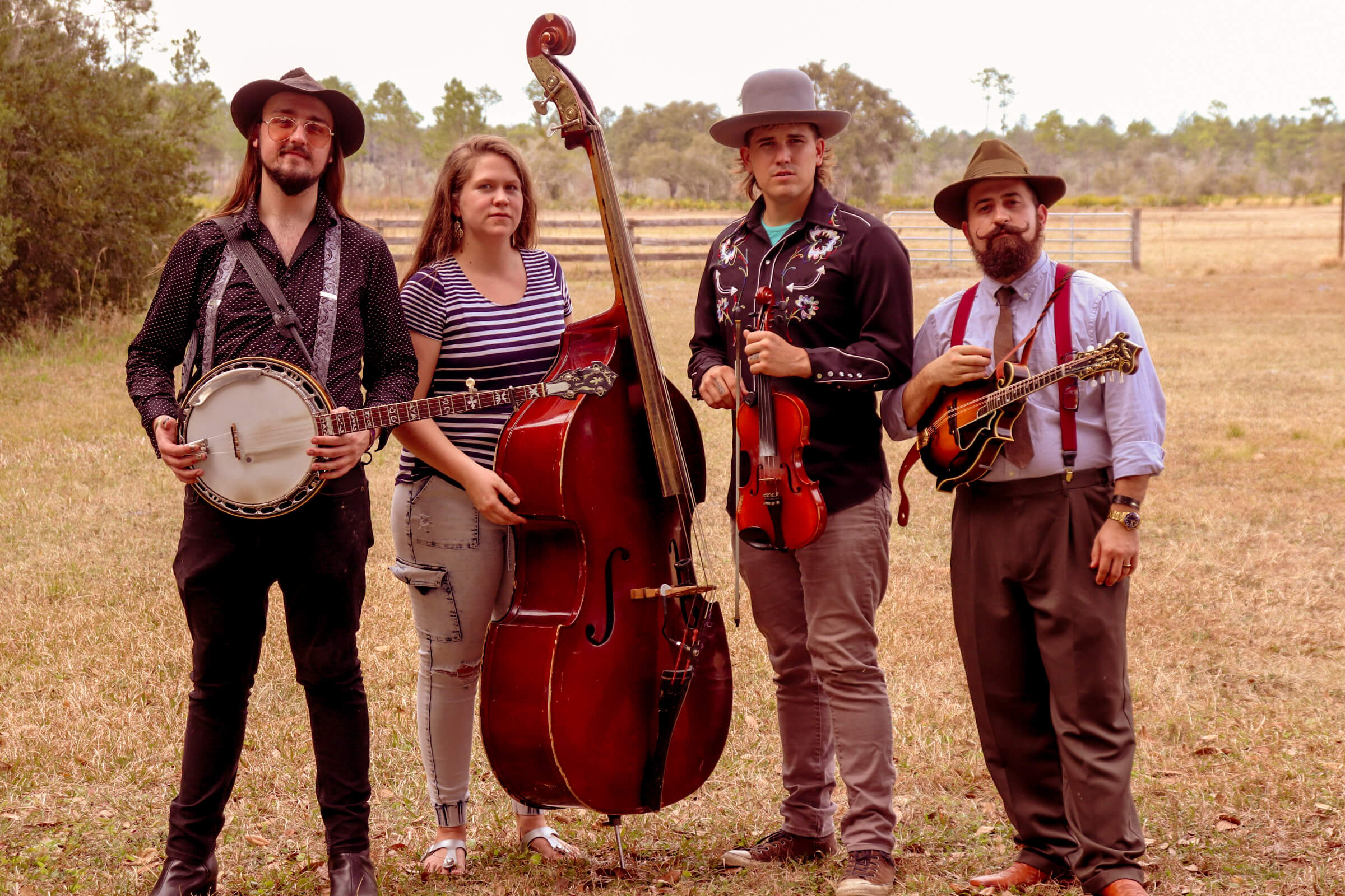 Four member bluegrass band Remedy Tree