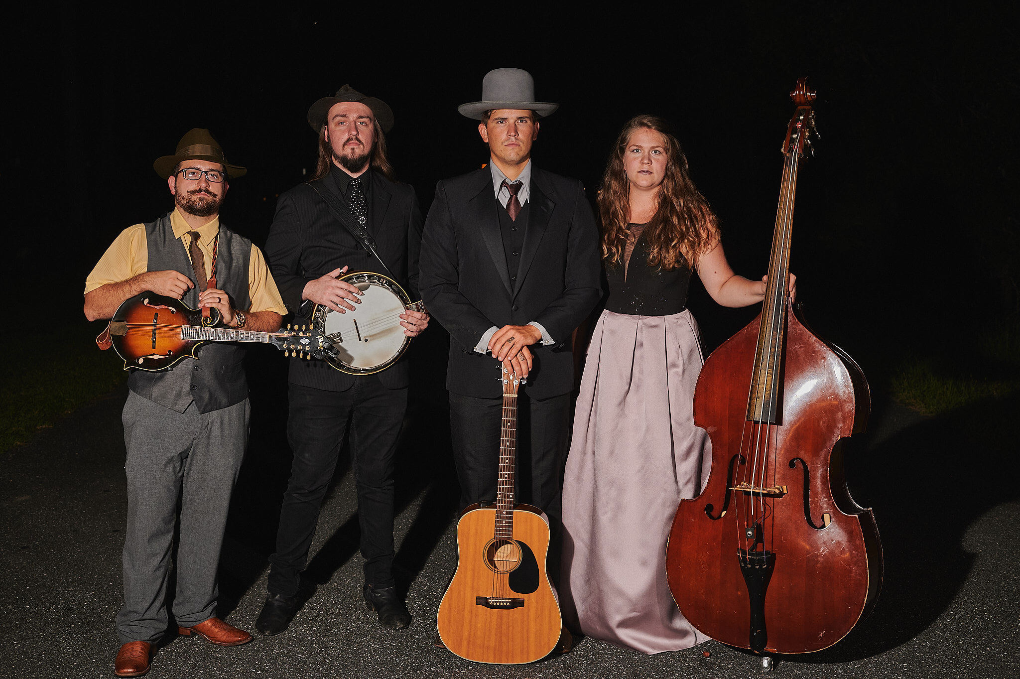 Four member bluegrass band Remedy Tree