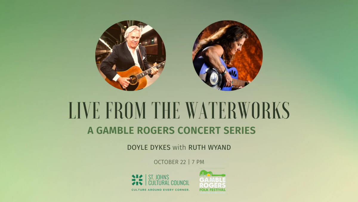 Live from the Waterworks Doyle Dykes and Ruth Wyand October 22 7pm