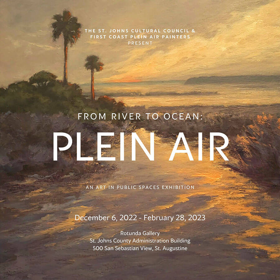 From River to Ocean: Plein Air. Art in public spaces exhibition December 6, 2022-February 28, 2023